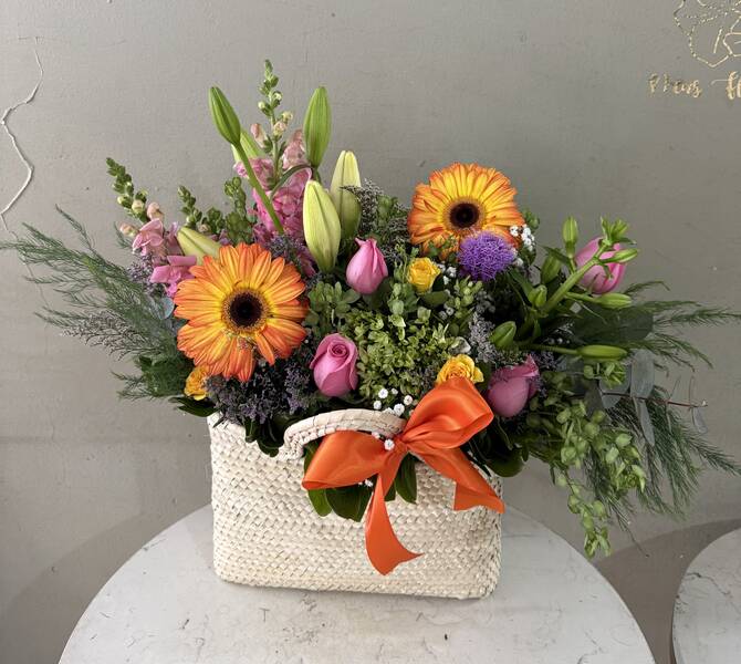 Bolsa de flores para mamá